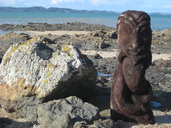 Sculpture on the beach