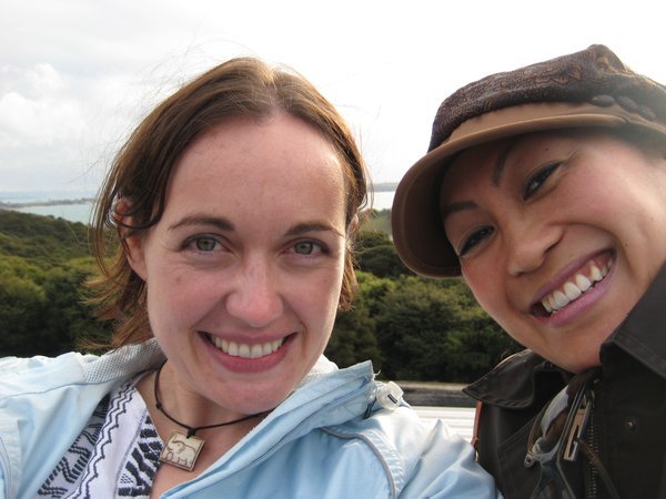 With Maria on Waiheke Island