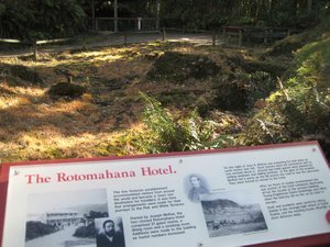 Remains of Hotel Rotomahana