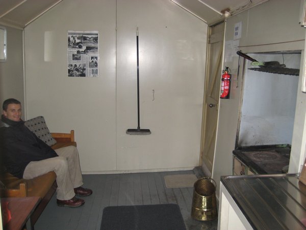 Inside our cabin, Gunns Camp, South Island
