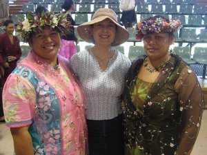 Paula and the ladies, Cook Islands National Day