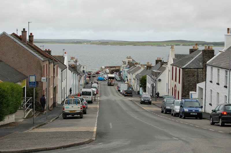 View downhill from The Round Church, Bowmore
