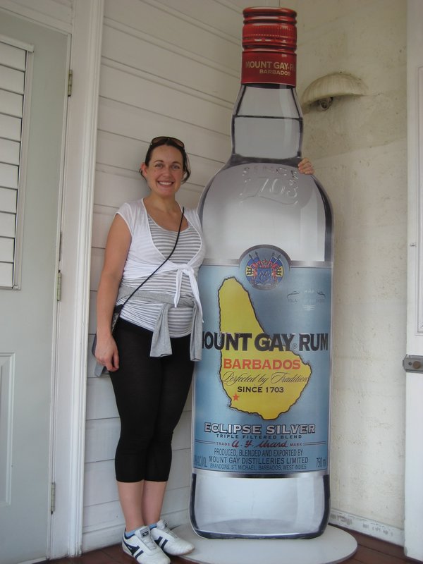 At Mount Gay Rum factory, Bridgetown