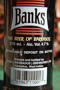 Banks, the beer of Barbados