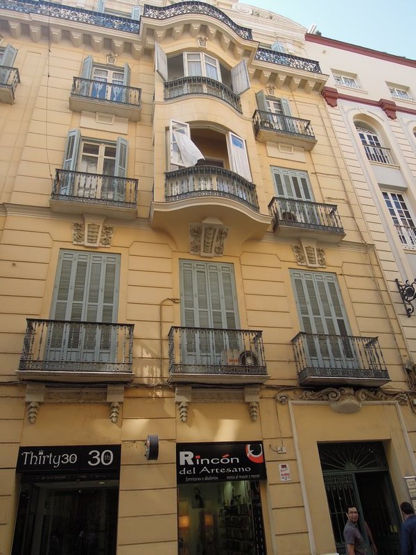Our hostel, Malaga