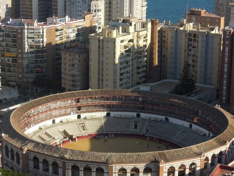 View into the bullring