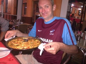 Up the Iron! Up the paella!