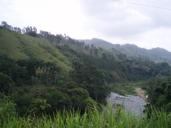View on the river Yaque del Norte