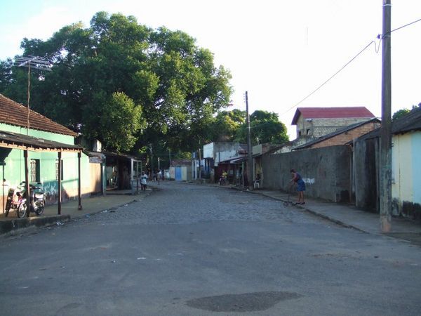 Sunny street in Boa vista