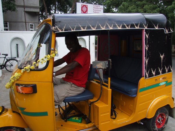 Speedy rickshaw driver