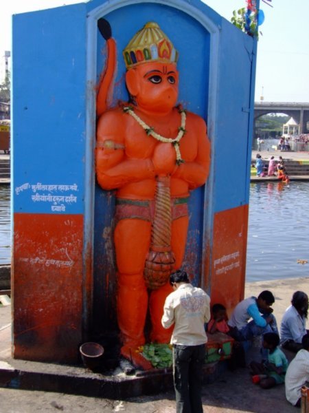 Reverence before Hanuman