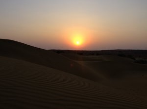 Sunset Thar Desert