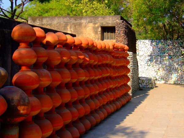 Fence of Ceramic Pots