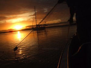 Fishing before sun-up