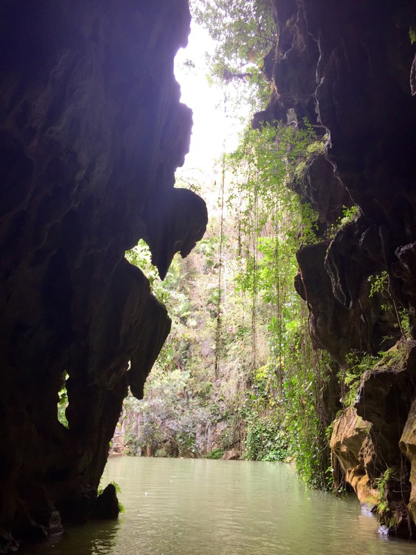 River exit at Cueva del Indio