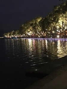 The West Lake at night