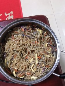 Japchae noodles (home cooked meal)