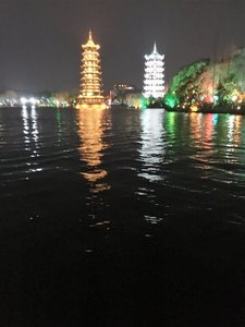 Guilin-Sun and Moon Pagodas