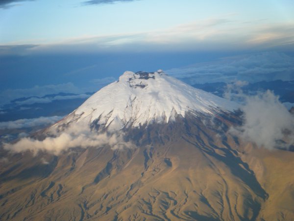 Cotopaxi from the Plane