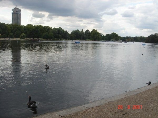 The serpentine in Hyde park