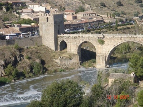 One of the entrance bridges to Toledo