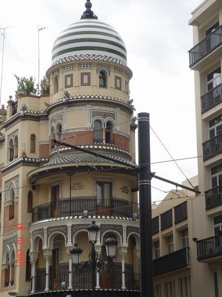 A striking building on Seville's main drag