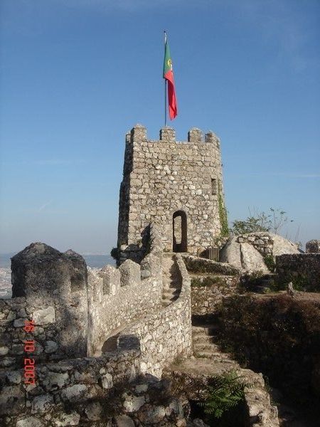 The Moorish castle in Sintra