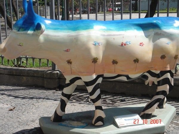 You can't escape the cow parade!