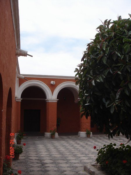 One plaza of the Santa Catalina convent