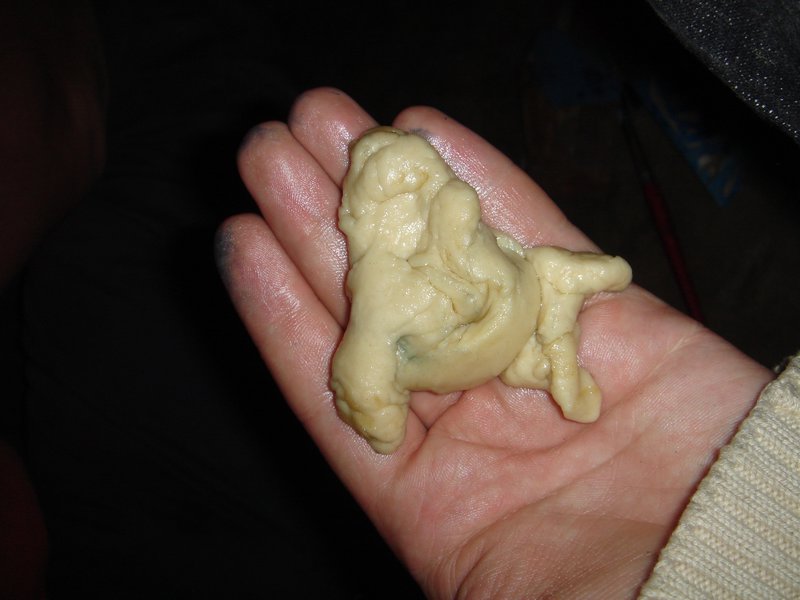 Our clay baby!