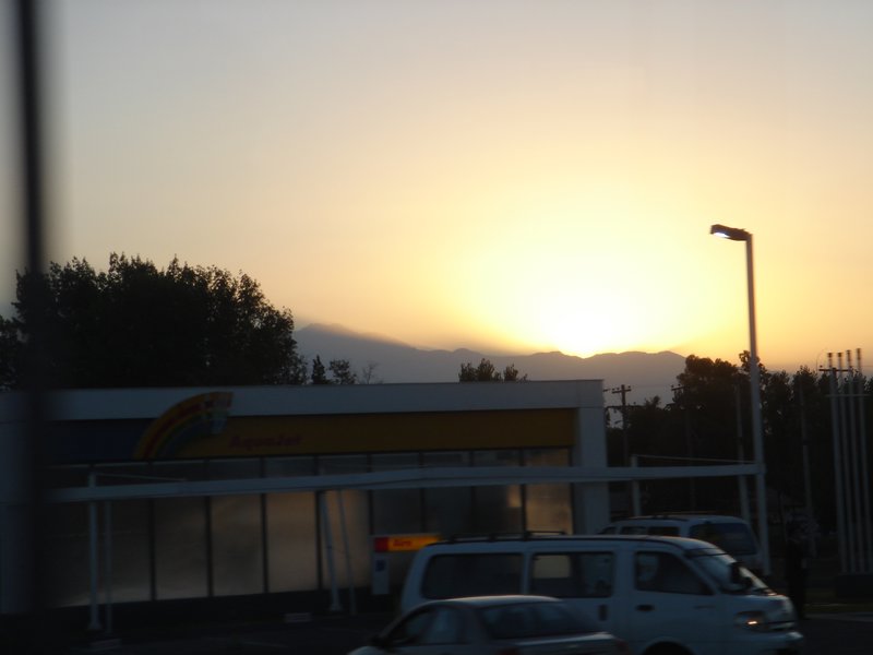 Sunrise in Santiago