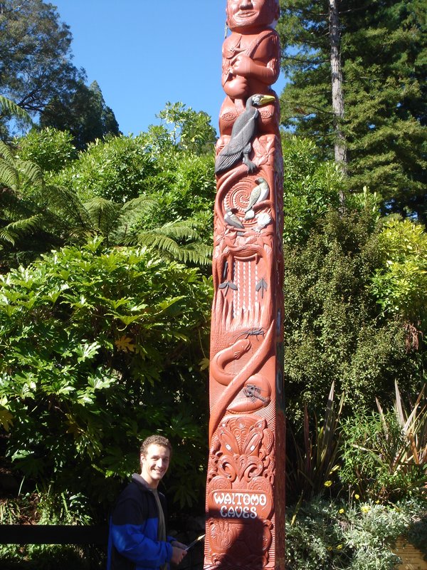 A Maori totem 