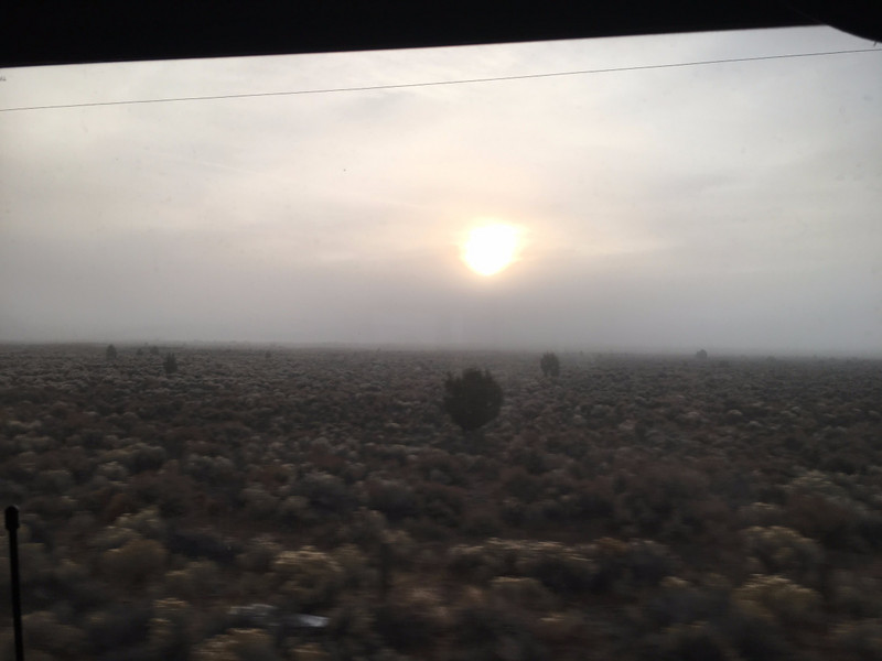 Sunrise through the Fog