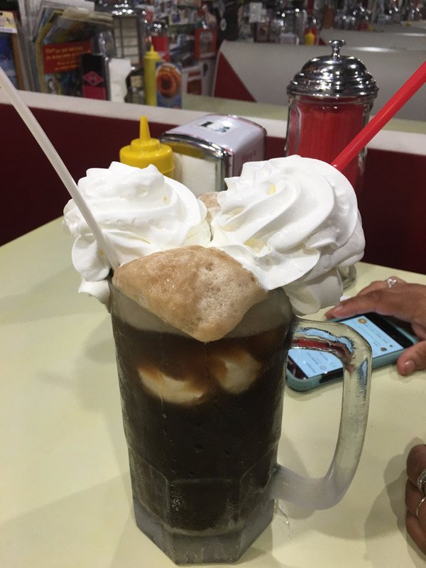 Angie's Supersize rootbeer float.