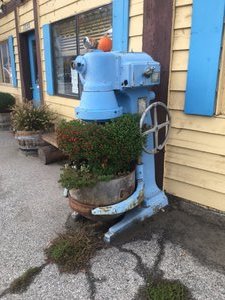 The old mixer out front