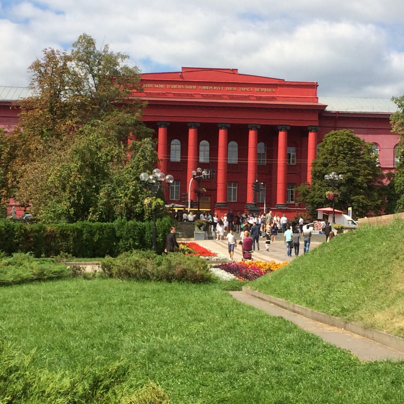 The university of Kiev -very red!