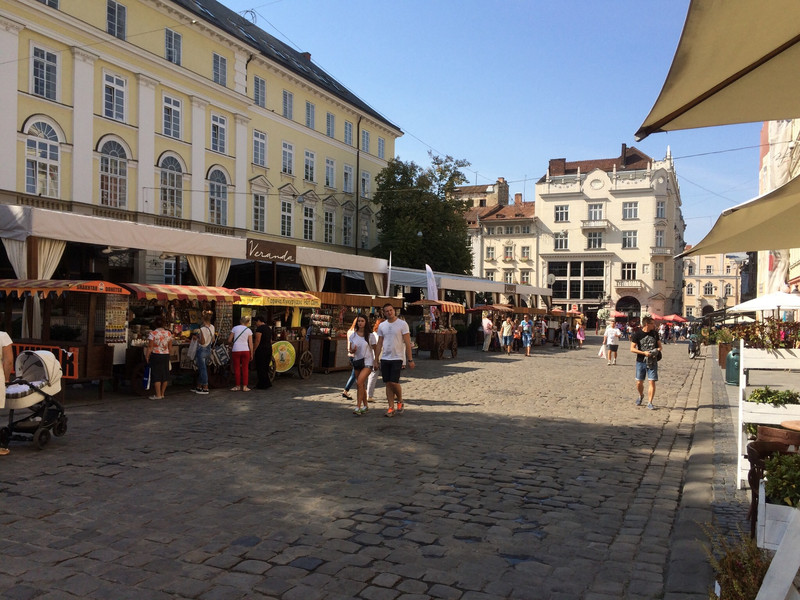 Market square in Lviv