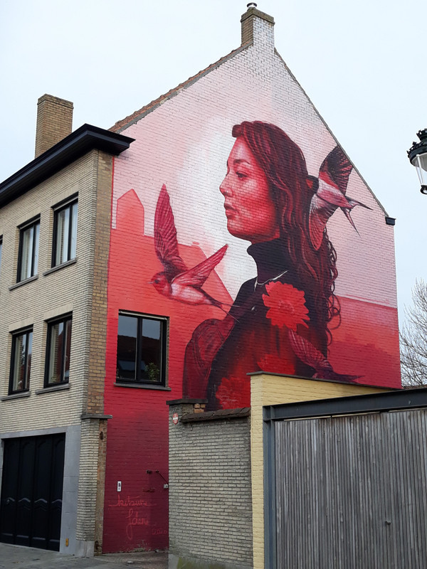 Wall mural near Vispanstraat 