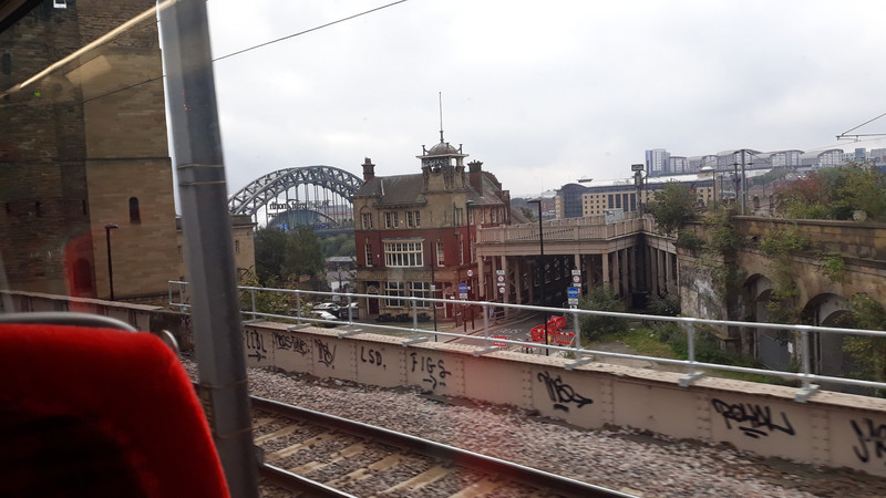 Setting off from Newcastle
