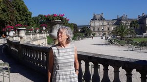 Marion at the Luxembourg Gardens