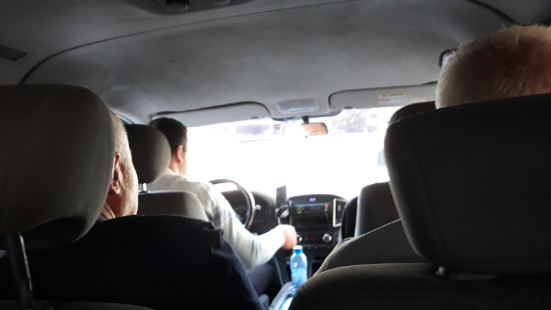 Marshrutka Driver sets out from Yerevan