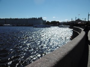 Crossing to the River Neva.