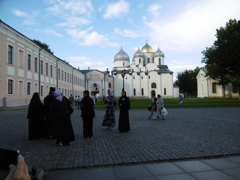 Nuns outside St Sophia's 