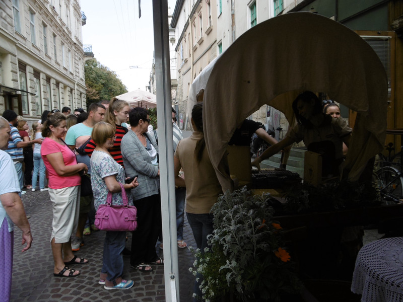 Queuing for Chocolate Lviv
