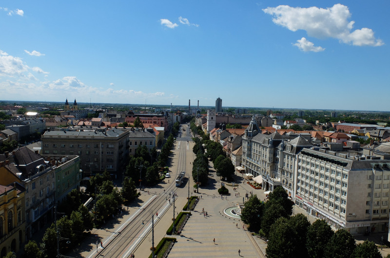 Panorama view of Debrecen