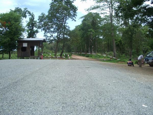 Cambodian side of border