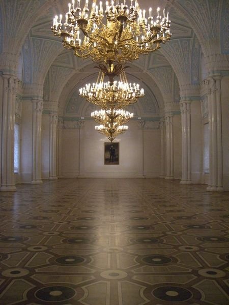 One of the many grand rooms of The Hermitage 