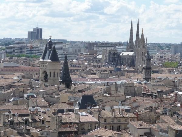 Bordeaux from the spire of St Michel's