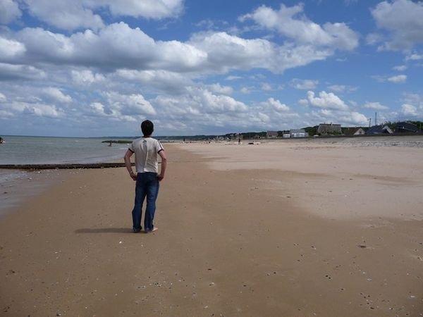 Pondering Omaha beach - D Day beaches Normandy