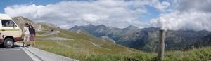 Panorama from Glossglockner Pass